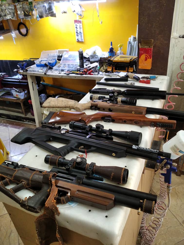 تعمیرگاه مجاز سلاح های بادی و پی سی پی سید در اهواز