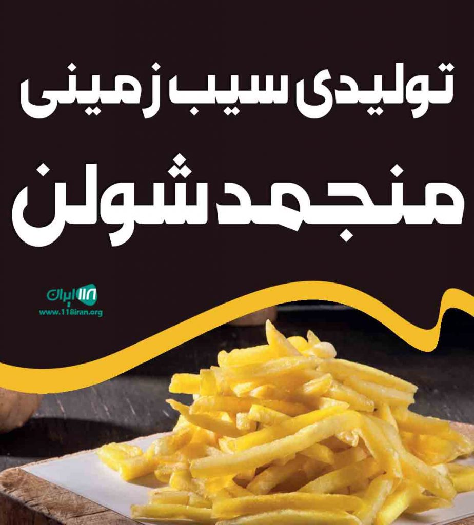 تولیدی سیب زمینی منجمد شولن در مشهد