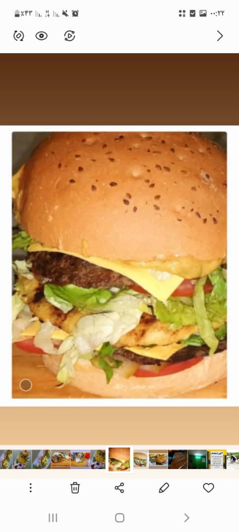 فست فود گلبرگ در بم