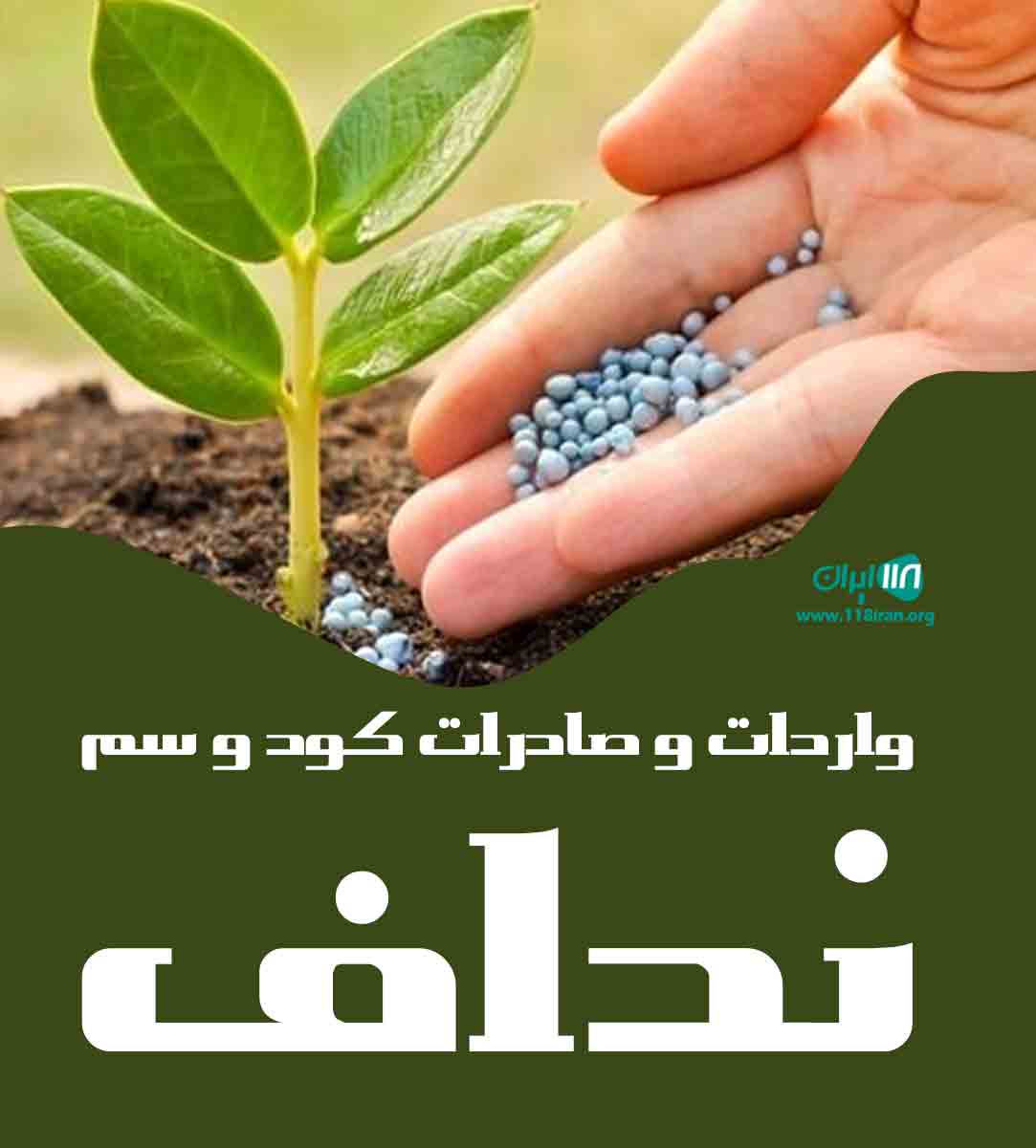 واردات و صادرات کود و سم نداف در مشهد