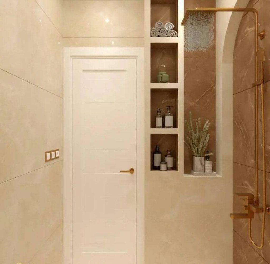 دکورهای اجرایی سیینا قهوه ای و کرم ۶۰ در ۱۲۰ برند آبادیس